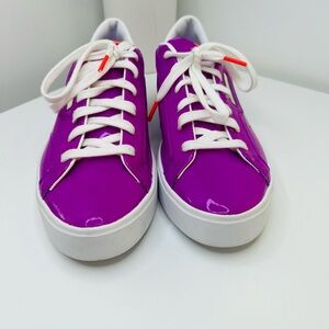 Adidas Purple and White Sneakers